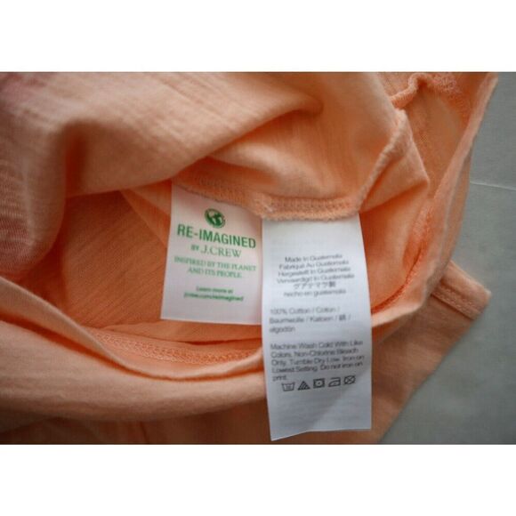 J. Crew OR5929 Women's Sz Small Iced Peach "Wave Of Love" Graphic S/S T-Shirt - Picture 6 of 9